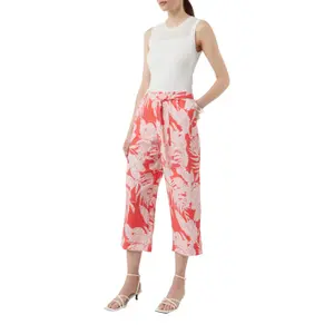 Women's Viscose Flare Trousers COMMA image-6