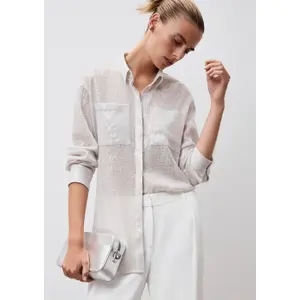 Women’s oversized long-sleeve shirt COMMA image-6