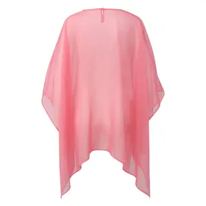 Sheer Chiffon Poncho Cape for Women COMMA image-1