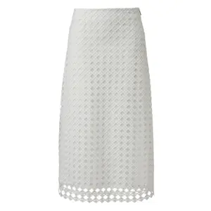 Women's Flared Midi Lace Skirt COMMA image-0