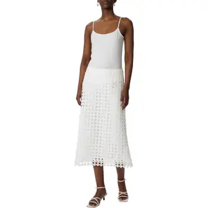 Women's Flared Midi Lace Skirt COMMA image-2
