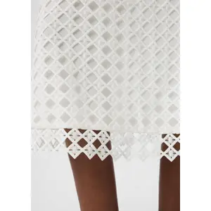 Women's Flared Midi Lace Skirt COMMA image-3