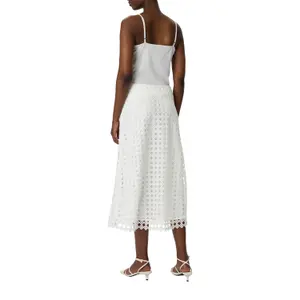 Women's Flared Midi Lace Skirt COMMA image-5