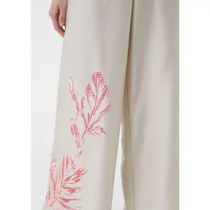 Women's Linen Wide Leg Trousers COMMA image-3