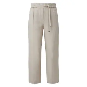 Women’s Straight Lyocell Trousers COMMA image-0