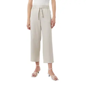 Women’s Straight Lyocell Trousers COMMA image-2