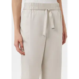 Women’s Straight Lyocell Trousers COMMA image-3