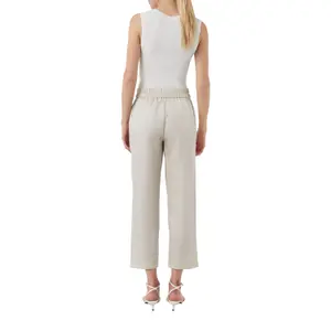 Women’s Straight Lyocell Trousers COMMA image-5