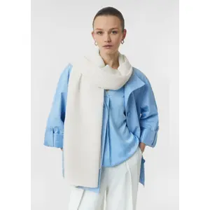 Pleated Glitter Yarn Scarf for Women COMMA image-3