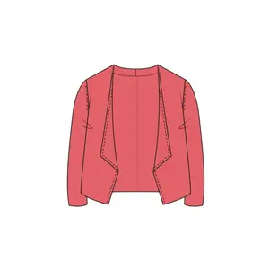 Short Fine Knit Cardigan with Openwork Details at the Back Women COMMA image-4
