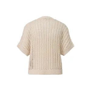 Sequin Knit Top Short Sleeves Women COMMA image-1