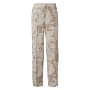 Women's Printed Crepe Trousers COMMA Marlene image-0