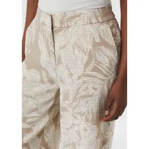 Women's Printed Crepe Trousers COMMA Marlene image-3