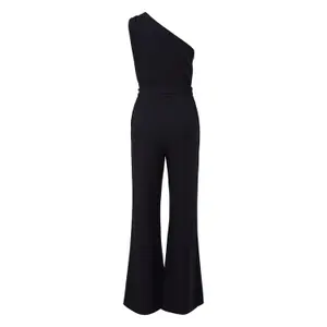 Asymmetrical Crepe Jumpsuit Women COMMA image-1