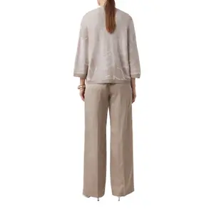 Women's Floral Pattern Fine Knit Cardigan COMMA image-5