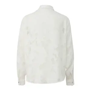 Womens Long Sleeve Jacquard Blouse COMMA image-1
