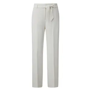 Wide Leg Suit Trousers with Ties Women COMMA image-0