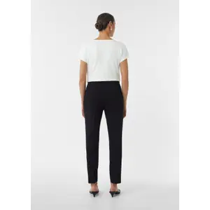 Slim Trousers with Shaped Waistband Women COMMA image-4