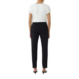 Slim Trousers with Shaped Waistband Women COMMA image-5