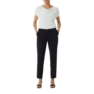 Slim Trousers with Shaped Waistband Women COMMA image-6