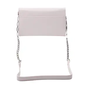 Women's Smooth Leather Zip Interior Shoulder Bag COMMA image-5