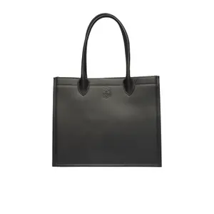 Smooth Leather Tote Bag with Magnetic Closure for Women COMMA image-2