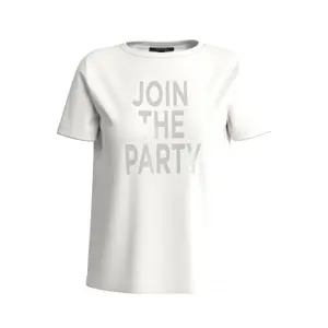 Women's Cotton Blend Graphic T-Shirt COMMA image-0