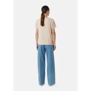 Women's Cotton Blend Graphic T-Shirt COMMA image-4