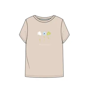 Women's Cotton Blend Graphic T-Shirt COMMA image-6