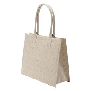 Canvas Tote Bag with Icon Print Women's COMMA image-6