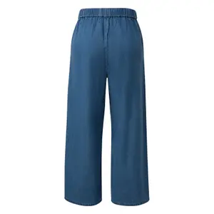 Women's Mid-Rise Wide Leg Jeans COMMA image-1