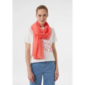 Lightweight Silk Blend Scarf for Women COMMA image-3