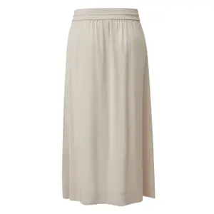 Women's Satin Midi Skirt with Bow Detail COMMA image-1