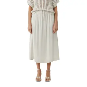 Women's Satin Midi Skirt with Bow Detail COMMA image-2
