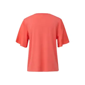 Women's Fluid Material Blend T-Shirt COMMA image-1