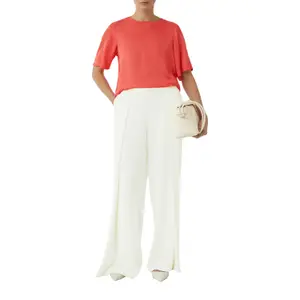 Women's Fluid Material Blend T-Shirt COMMA image-6