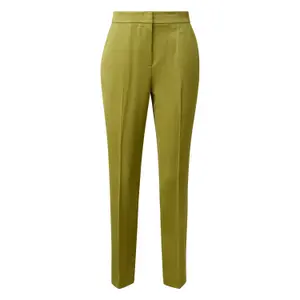 Satin Cigarette Trousers Women COMMA image-0