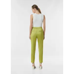 Satin Cigarette Trousers Women COMMA image-4