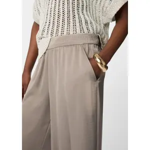 Women’s Satin Palazzo Trousers COMMA image-3
