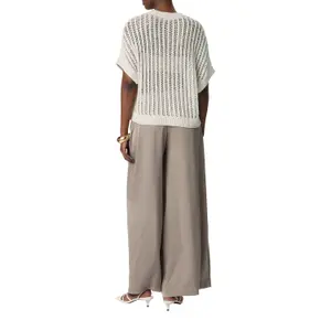 Women’s Satin Palazzo Trousers COMMA image-5