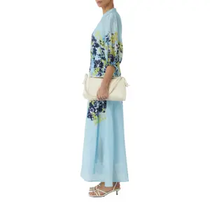 Maxi Tunic Dress High Neck Wide 3/4 Sleeves Women COMMA image-6