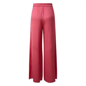 Women's Festive Satin Palazzo Trousers COMMA image-1