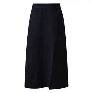 Midi Flared Skirt with Slit Pockets in Jacquard Women COMMA image-0