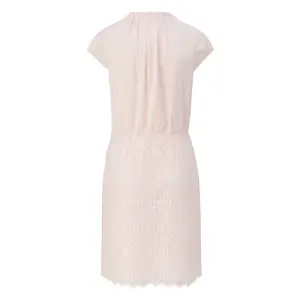 Satin Flared Short Dress with Lace Skirt Women COMMA image-1