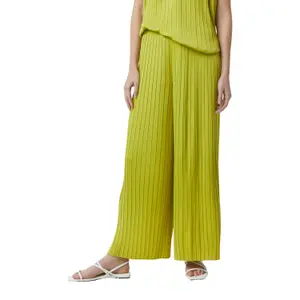 Women's satin Trousers COMMA image-2