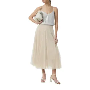 Women's Jersey Lined Tulle Skirt COMMA image-6