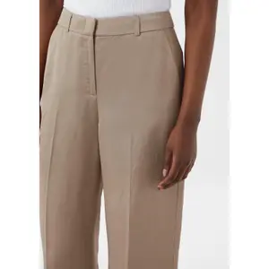 Shimmering Linen Suit Trousers Women COMMA Marlene image-3