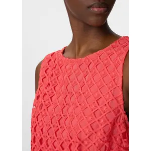 Women's Fitted Short Lace Dress with Open Hem COMMA image-3