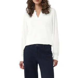 Women's Mixed Fabric Blouse COMMA image-2