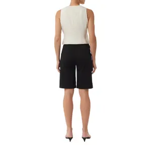 Women's cotton Bermuda shorts COMMA image-5